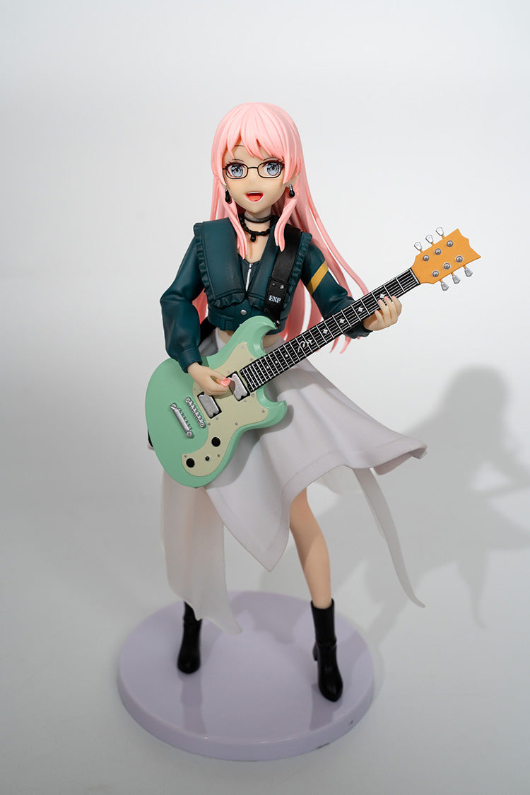 MyGO Chihaya Anon Figure with Guitar Cute Anime Girl Japanese Bang Dream-inspired 2D Model Collectible Decor