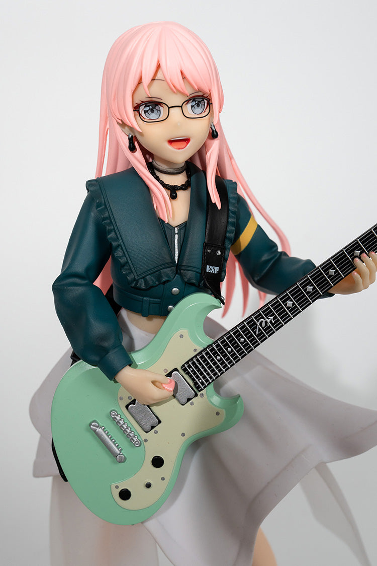 MyGO Chihaya Anon Figure with Guitar Cute Anime Girl Japanese Bang Dream-inspired 2D Model Collectible Decor