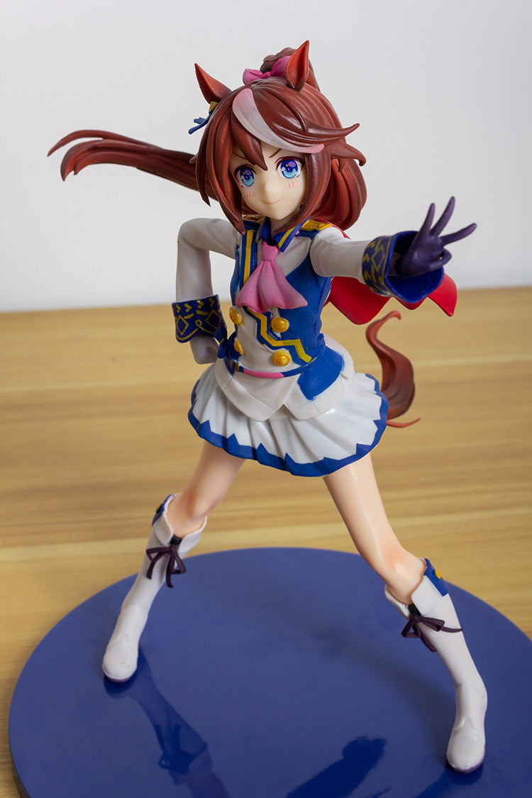 Uma Musume Tokai Teio Figure Anime-style Girl Dream to Show Collectible Model Decor