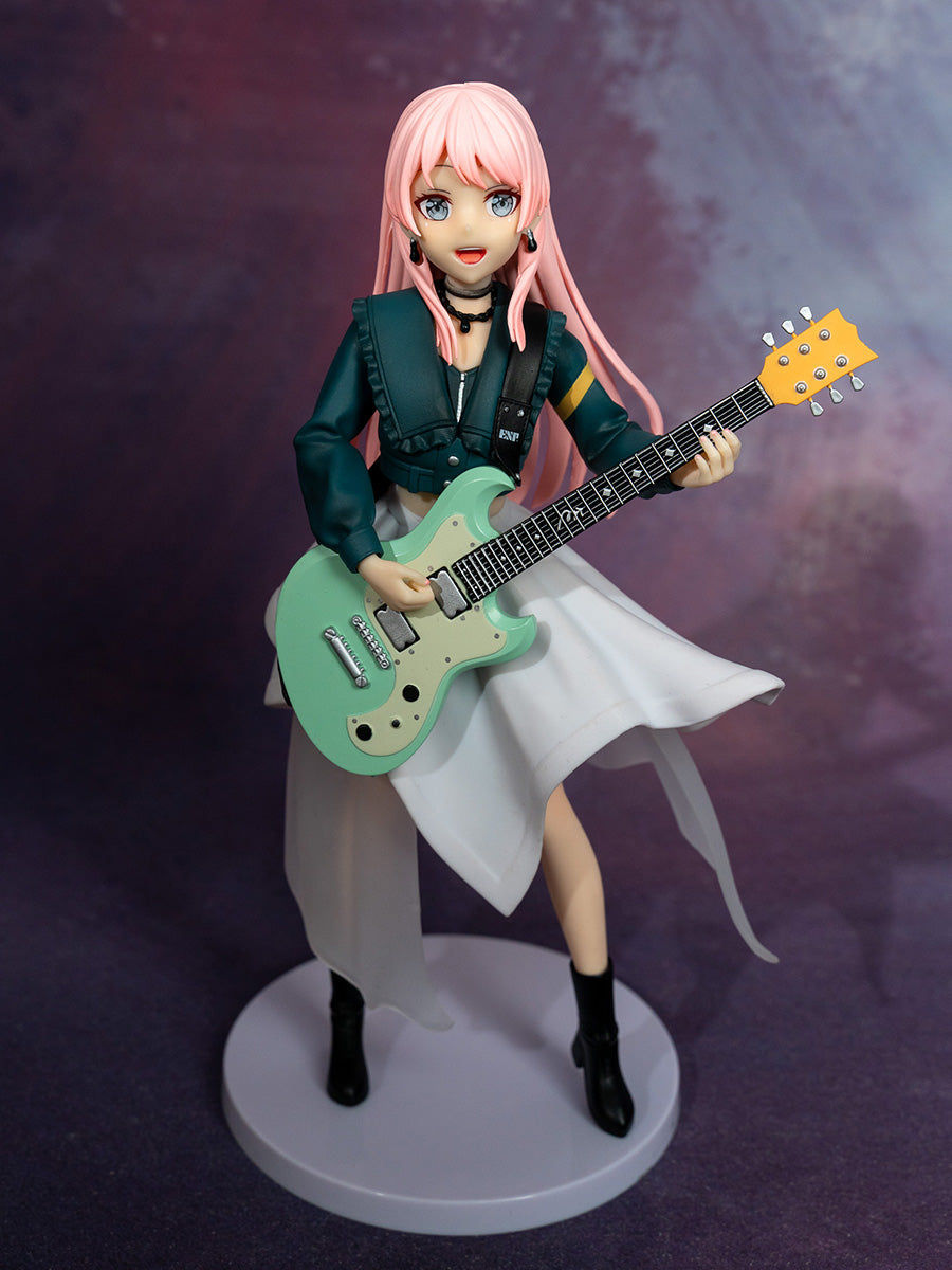 MyGO Chihaya Anon Figure with Guitar Cute Anime Girl Japanese Bang Dream-inspired 2D Model Collectible Decor