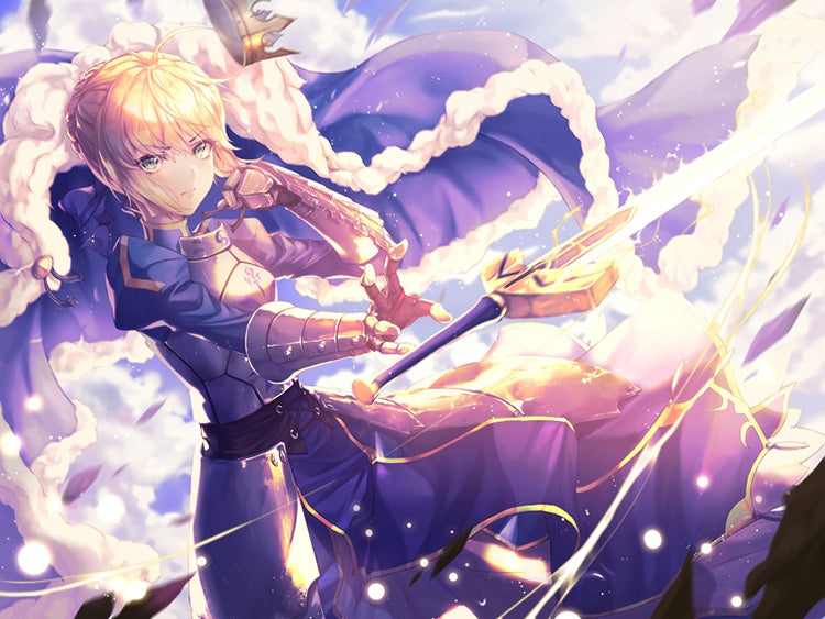 Fate/stay Night Q-version Saber Figure 121 King of Knights Alterable Face Nendoroid Model Collectible