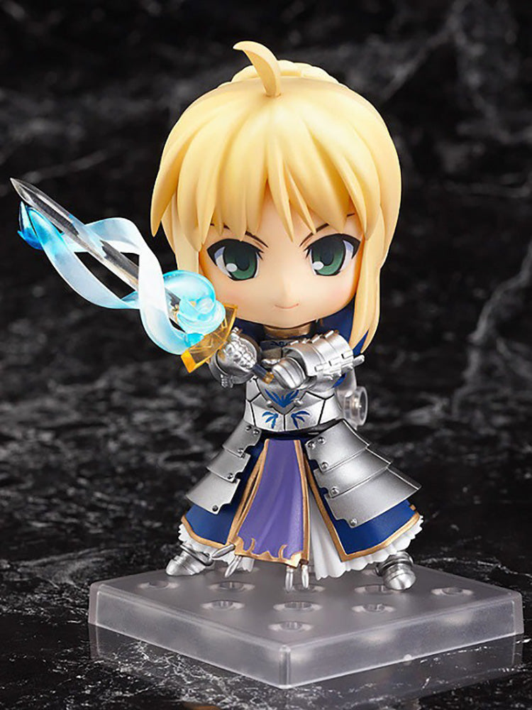Fate/stay Night Q-version Saber Figure 121 King of Knights Alterable Face Nendoroid Model Collectible