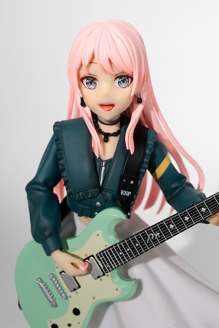 MyGO Chihaya Anon Figure with Guitar Cute Anime Girl Japanese Bang Dream-inspired 2D Model Collectible Decor