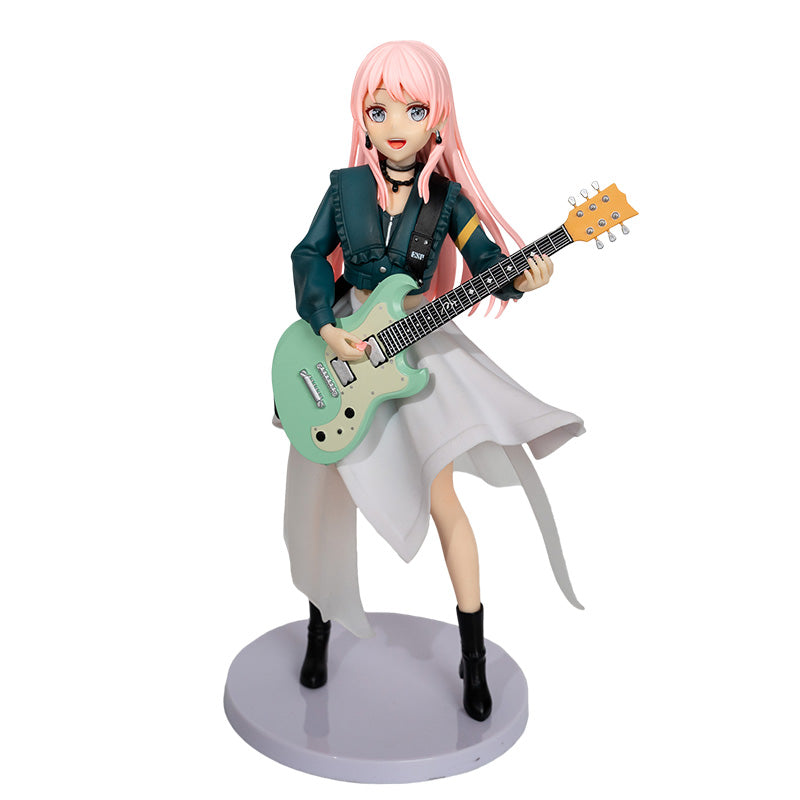 MyGO Chihaya Anon Figure with Guitar Cute Anime Girl Japanese Bang Dream-inspired 2D Model Collectible Decor