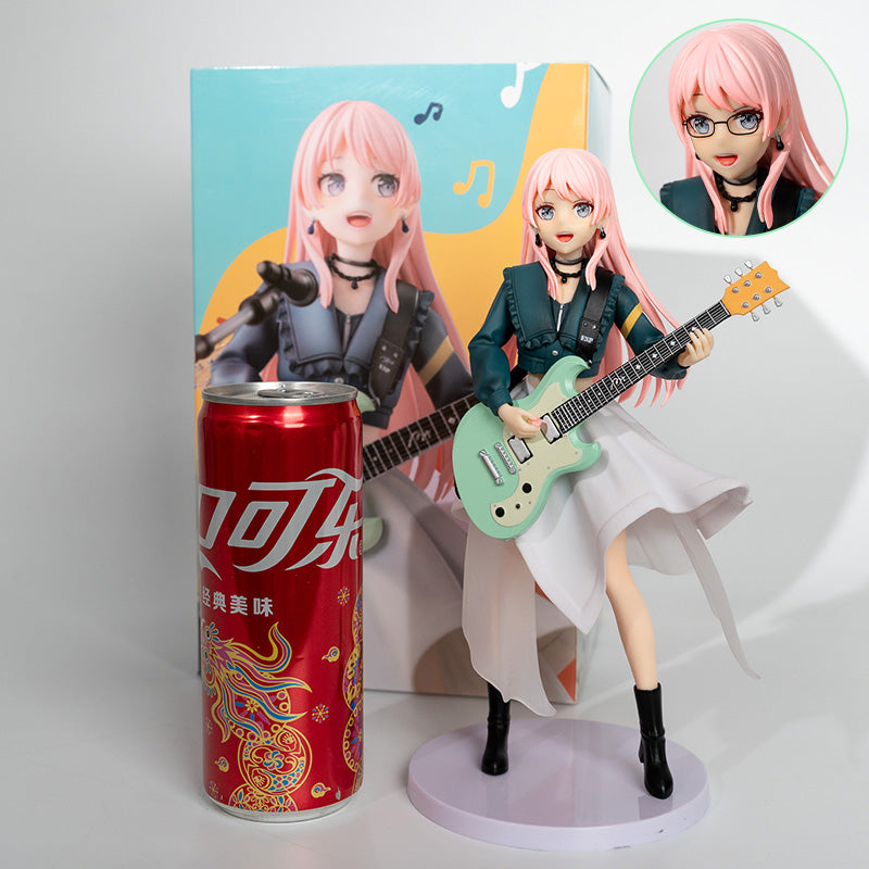 MyGO Chihaya Anon Figure with Guitar Cute Anime Girl Japanese Bang Dream-inspired 2D Model Collectible Decor