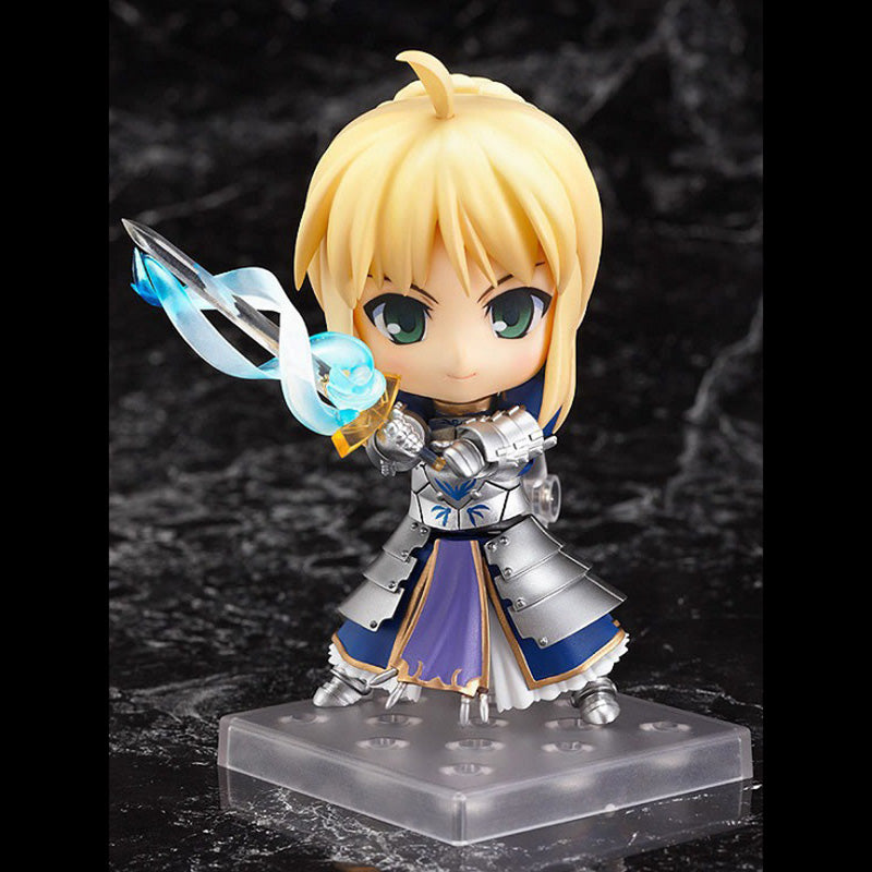Fate/stay Night Q-version Saber Figure 121 King of Knights Alterable Face Nendoroid Model Collectible