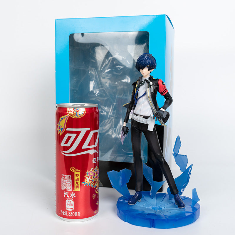 Persona 3 Reload Protagonist Makoto Yuki Figure Anime-style Game Model 2D Collectible Decor