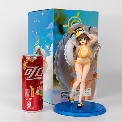 Blue Archive Izayoi Nomiya Swimsuit Bikini Figure Anime-style Japanese 2D Girl Model Collectible Decor
